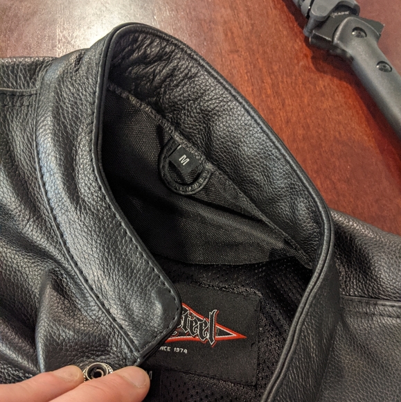 NWT STREET & STEEL CONCEALED CARRY LEATHER BIKER VEST - Picture 16 of 16